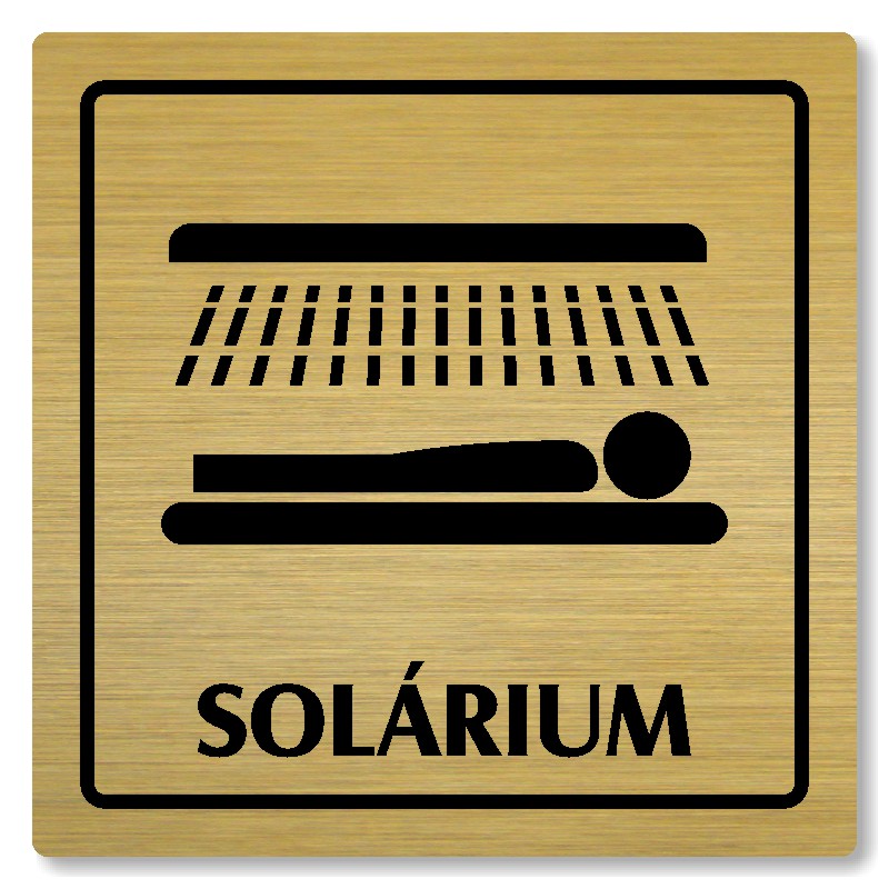 Solárium, 100x100mm, zlatá, Arizona